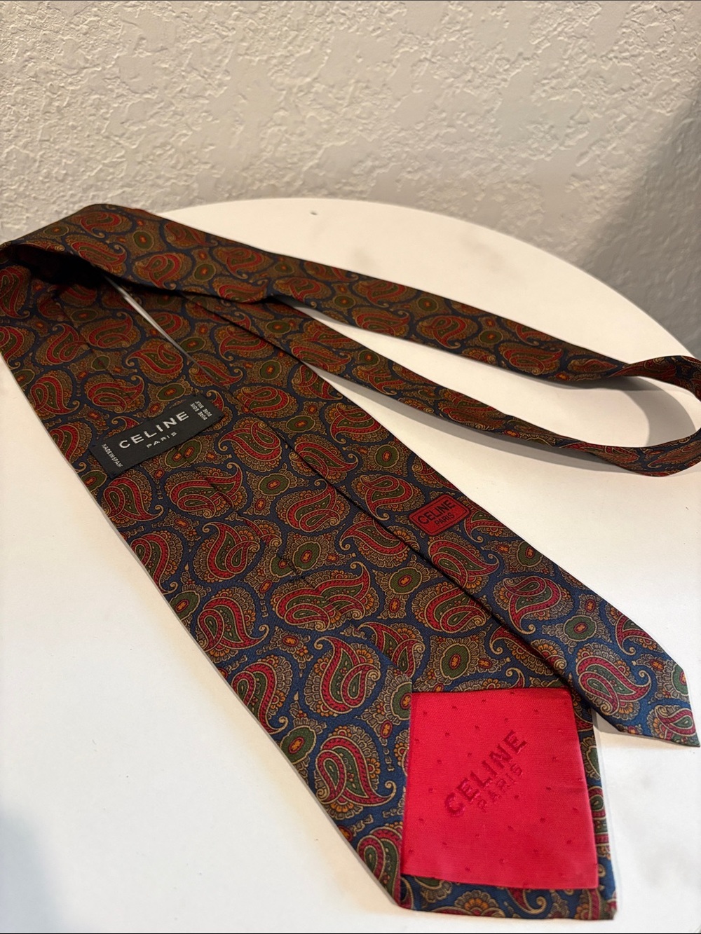 Celine, Loewe, Chanel, Dunhil Men's Silk Tie - Multi-Color Set 5pcs - Picture 2 of 14